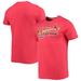Men's Homage Heather Red St. Louis Cardinals Hand-Drawn Logo Tri-Blend T-Shirt