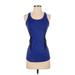 Nike Active Tank Top: Blue Activewear - Women's Size X-Small