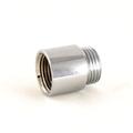 Plumbers Choice 25mm Rigid Radiator Valve Extensions 1/2 inch BSP - Chrome