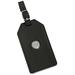 Black Mississippi State Bulldogs Leather Luggage Tag