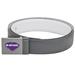 Gray Kansas State Wildcats Reversible Leather Belt