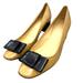 Kate Spade Shoes | Kate Spade Ny Dijon Black Bow Pumps Block Heels Us 8 Patent Leather Shoes | Color: Black/Yellow | Size: 8