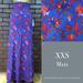 Lularoe Skirts | Maxi Skirt Lularoe Xxs Fits Size 0-4 Slinky Soft With Adjustable Waistband | Color: Black | Size: Xxs