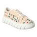Free People Shoes | Free People Catch Me If You Can Crotchet Platform Sneaker Size 37 | Color: Cream/Green | Size: 37eu