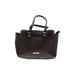 Liz Claiborne Leather Shoulder Bag: Brown Grid Bags