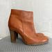 Madewell Shoes | Madewell 1937 Footwear Booties Womens 7.5 Leather Ankle Zip Boots Heeled Shoes | Color: Brown/Tan | Size: 7.5