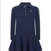 Ralph Lauren Dresses | Girls Ralph Lauren Long Sleeve Polo Dress Sz 7 | Color: Black | Size: 7g