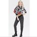 Disney Sweaters | Disney Mickey Mouse Graphic Sweater Women's Size Xs Black/White Check Pullover | Color: Black/White | Size: Xs