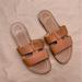 J. Crew Shoes | J Crew Tan Leather Slide Sandal | Color: Tan | Size: 6