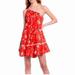 Free People Dresses | Free People All Mine Mini Dress Red Women's | Color: Red/White | Size: M