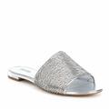 Michael Kors Shoes | Michael Michael Kors Shelly Slide Sandals Sequin Silver | Color: Silver | Size: Various