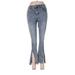 Jeans - High Rise Boot Cut Boot Cut: Blue Bottoms - Women's Size Medium - Sandwash