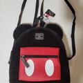 Disney Bags | Mickey Mouse Small Backpack Disney | Color: Black/Red | Size: Os