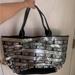 Victoria's Secret Bags | New! Victoria’s Secret Large Weekend Travel Bag In Sassy Black & Silver Sequins! | Color: Black/Silver | Size: Os