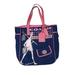 Coach Bags | Coach Bonnie Cashin Tote Shoulder Bag Women's Blue Canvas Pink Leather Zipper | Color: Blue/Pink | Size: Os