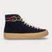 Gucci Shoes | Gucci Interlocking G Canvas High Top Sneaker - Men’s 10.5 | Color: Black/Brown/Green/Red | Size: 10.5