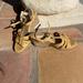 Giani Bernini Shoes | Gianni Bernini Platform Sandals Micro Suede Size 7 | Color: Tan/Yellow | Size: 7