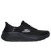 Skechers Women's Slip-ins: Max Cushioning Elite - Vanish Sneaker | Size 9.5 Wide | Black | Textile | Machine Washable