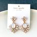 Kate Spade Jewelry | Kate Spade Earrings White Crystal Earrings | Color: White | Size: Os