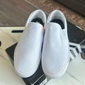 Adidas Shoes | Adidas Men’s White Loafers Size 8.5 | Color: White | Size: 8.5