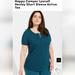 Torrid Tops | Happy Camper Lyocell Henley Short Sleeve Active Tee Plus Size 5x | Color: Blue | Size: 5x
