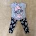 Disney Matching Sets | Minnie Mouse Outfit 3t | Color: Gray | Size: 3tg