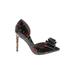 Betsey Johnson Heels: Black Floral Shoes - Women's Size 8