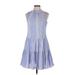 Calvin Klein Casual Dress - DropWaist: Blue Dresses - Women's Size 6