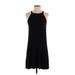 Madewell Casual Dress - A-Line: Black Solid Dresses - Women's Size 2X-Small