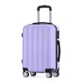 VERTICAL STUDIO 20" Hand Luggage Suitcase, Lockable Hard Shell Trolley. Travel Luggage, Cabin Luggage (H×W×D): 54 × 38 × 21 cm, for Airplane Travel, Udevalla Purple, hard shell rolling suitcase