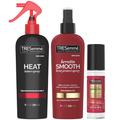 Expert Keratin Smooth Hair Care Set - Heat Protection Spray for Hair, Shine Serum with Marula Oil, and Thermal Creations Heat Tamer Leave-in Spray, Anti-Frizz Hair Products (3 Piece Set)
