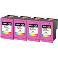 NineLeaf 301XL Colour Ink Cartridges Replacemement for HP 301 301 XL Compatible with HP Deskjet 2540 1510 3055A 1000 1050A 2542 1514 Envy 4500 5530 5532 4502 Officejet 2620 4630 4634,4 PACK