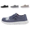 Mens Casual Slip on Shoes Walking Trainers Mens Casual Shoes Deck Shoes for Men Casual Shoes Lightweight Trainers Mens Trainers Casual Comfortable Shoes with Low Arch Support,Blue,39/245mm