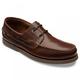 Loake Lymington Brown Waxy Leather Mens Deck Shoes UK 9.5 Brown Waxy