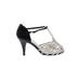 Chanel Heels: Silver Solid Shoes - Women's Size 36.5 - Open Toe