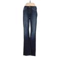 Joe's Jeans Jeans - Low Rise: Blue Bottoms - Women's Size 24 - Dark Wash