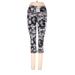 Nike Leggings Skinny Leg Cropped: Black Tie-dye Bottoms - Women's Size Medium