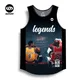 2021dpoy original design basketball vest loose and breathable men's basketball star athlete art cool