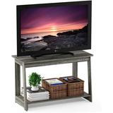 Furinno Beginning Tv Stand, French Oak Grey, 15.59 X 35.04 X 21.65 Inches Wood in Brown/Gray | 21 H x 35 W x 15 D in | Wayfair B07GF2WGYR