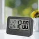 Electronic kids bedside wake up alarm clock digital LCD desk clock with indoor thermometer and