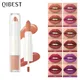 QIBEST 10 Colors 2 in 1 Matte Lipstick Lip Gloss Cosmetics Waterproof Double Head Red Purple