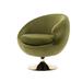 Accent Chair - ROOM FULL 360 Degree Swivel Cuddle Barrel Accent Chairs in Yellow | 28.54 H x 26.38 W x 26.77 D in | Wayfair ZFZ-W1539P147078
