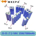 MKEPA 2S1P 2S2P 3S1P 3S2P 4S2P 5S2P 7.2V 10.8V 16.8V 18V 33G Rechargeable Li-ion Battery 18650