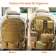 Molle Seat Cover Organizer Multi-function Car Back Seat Bag Backpack Outdoor Hunting Pockets