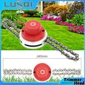 LUSQI Chain Lawn Mower Brush Cutter Grass Trimmer Head Chain Saw Trimmer Head For Petrol Brush