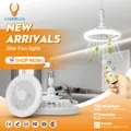 Lampes de ventilateur de plafond avec télécommande ventilateur électrique lampe d'aromathérapie