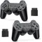 Transparent Color For SONY PS2 Wireless Controller Gamepad for PlayStation 2 2.4G Vibration Joystick