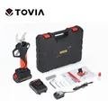 T TOVIA Cordless Electric Pruner 25mm/30mm/40mm Cutting Diameter 16.8V/21V Battery Powered