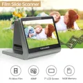 Bisofice 7'' LCD Screen Film Slide Scanner for 135 Film 126KPK /110 Film/Super8/ Monochrome/Slide to