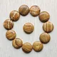 Cabochons ronds en pierre naturelle 25mm 20 pièces/lot accessoires pour la fabrication de bijoux